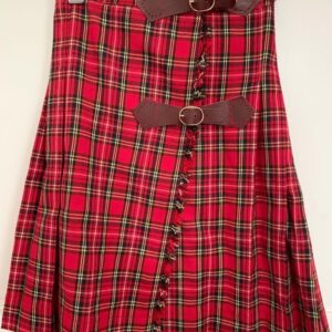 Gonna pieghe tartan bambina