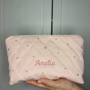Pochette personalizzabile in tessuto di cotone organico