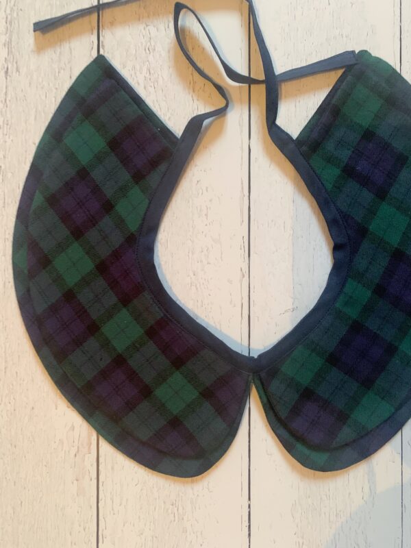 Colletto donna in tartan staccabile - immagine 2