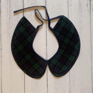 Colletto donna in tartan staccabile