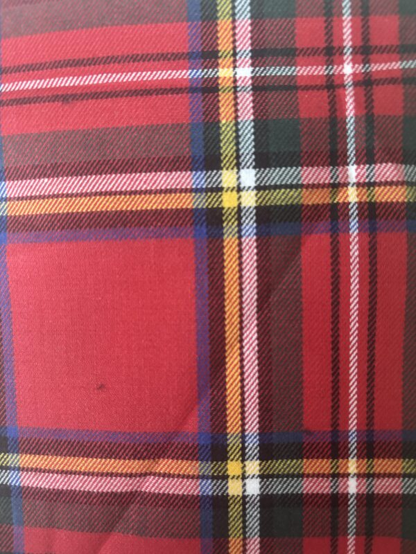 Pantalone tartan bambino-a con tasche laterali e risvolto - immagine 5