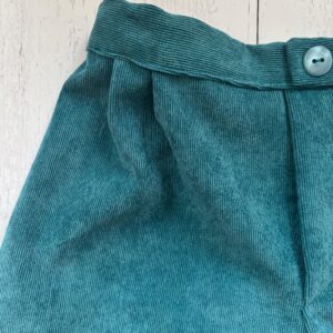 Pantalone in velluto con cinturino per bambine e bambini