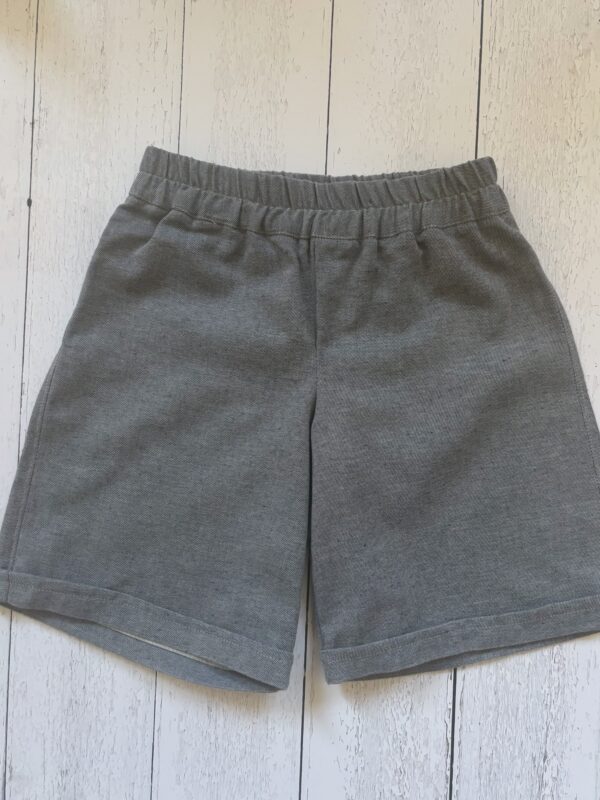 Completo Lorenzo pantalone al ginocchio e maglia manica corta in cotone organico - immagine 8