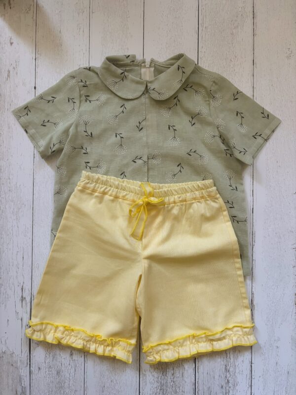Maglia Emma maniche corte con colletto tondo in cotone organico - immagine 5