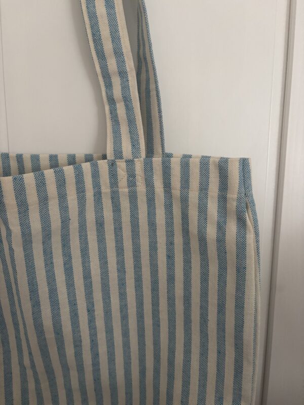 Tote bag in cotone con lettera abbinata, regalo maestre e maestri - immagine 4